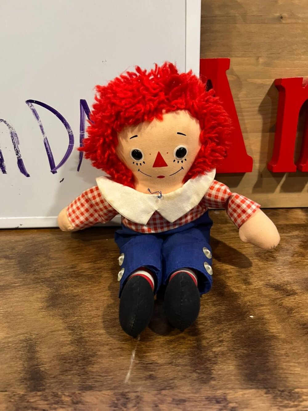 vintage Raggedy Andy doll,